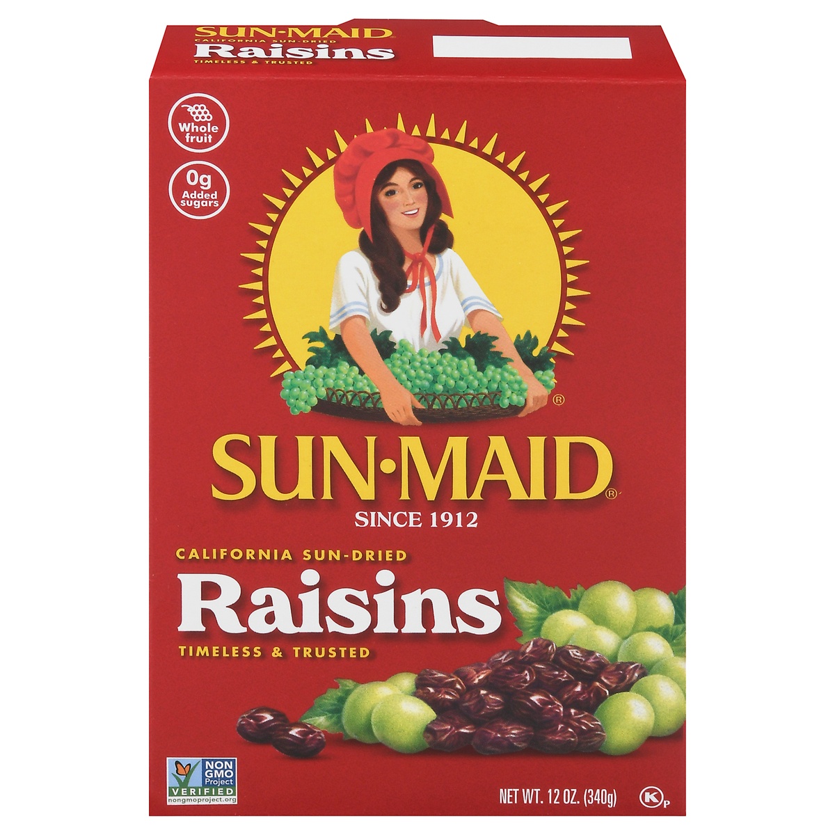 slide 1 of 8, Sun-Maid California Sun-Dried Raisins 12 oz, 12 oz