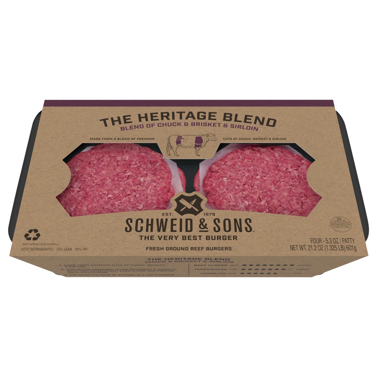 slide 1 of 12, Schweid & Sons The Heritage Blend, 4 ct