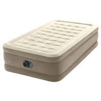 slide 2 of 5, Intex 18in Twin Ultra Plush Airbed with Internal Pump, 18 in