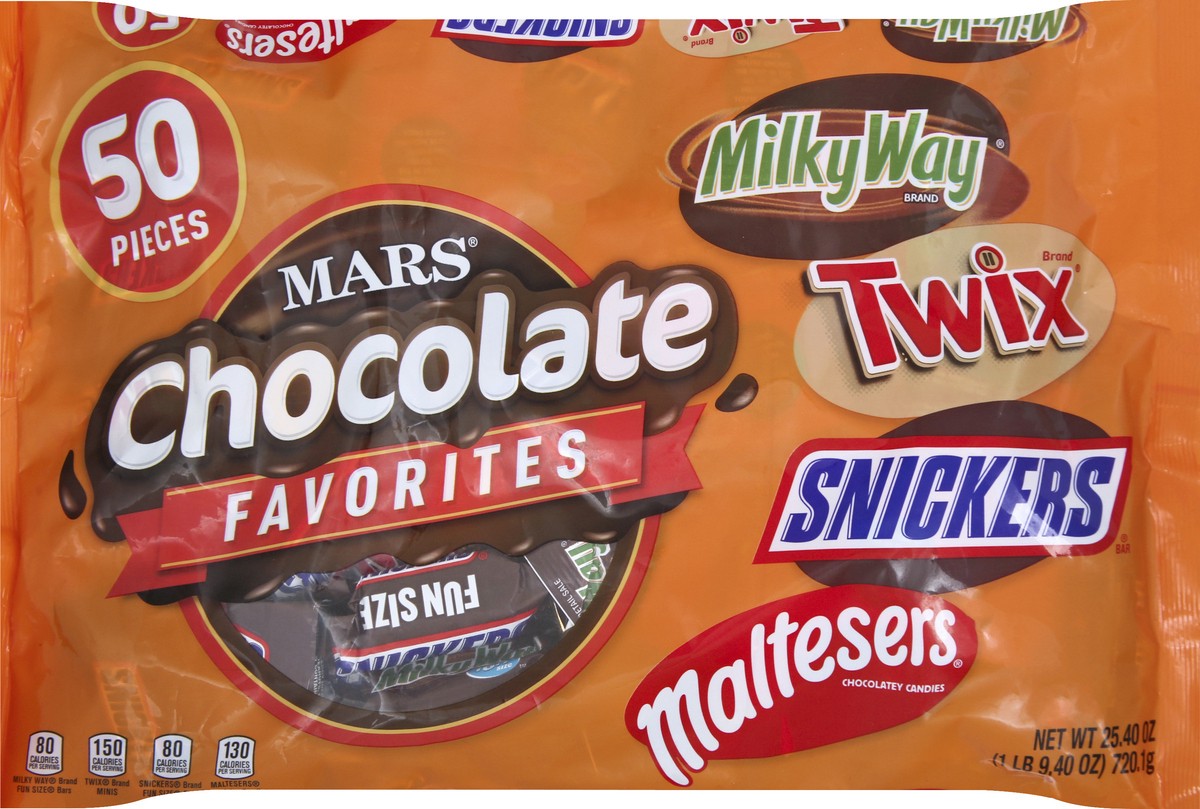 slide 6 of 8, MARS Mixed Chocolate Variety Halloween Candy Bag 25.4 Ounce, 25.4 fl oz