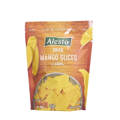 slide 1 of 1, Alesto dried mango slices, 6 oz