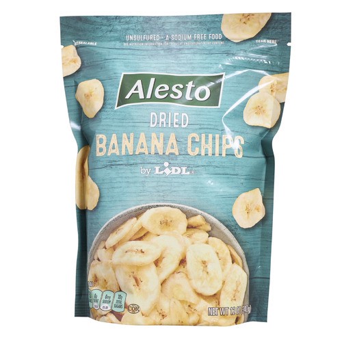 Lidl Alesto dried banana chips 12 oz Shipt