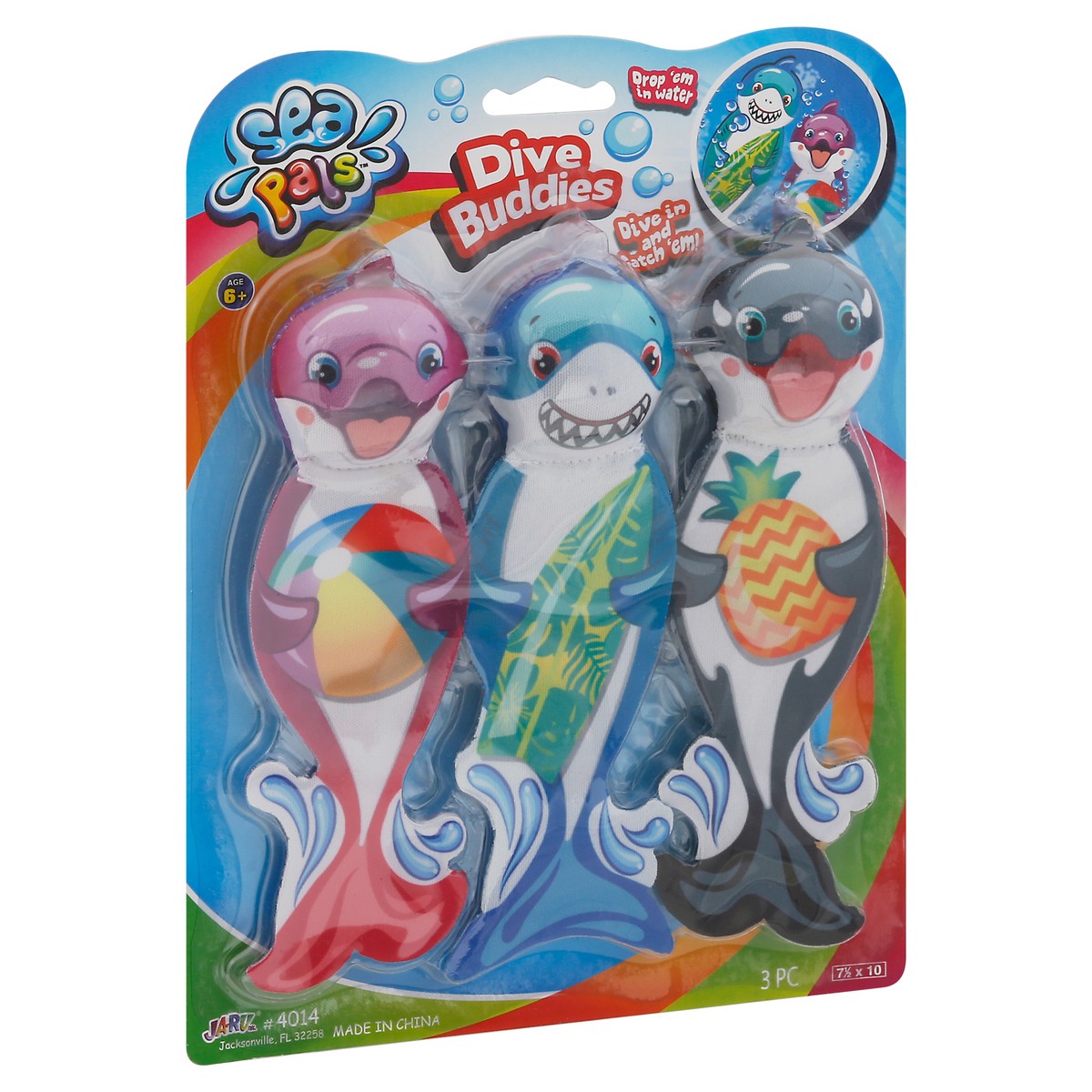 slide 10 of 11, Ja-Ru Sea Pals Dive Buddies 3 ea, 3 ct