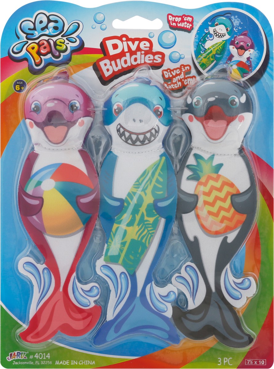 slide 3 of 11, Ja-Ru Sea Pals Dive Buddies 3 ea, 3 ct