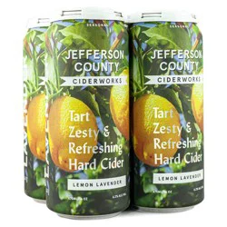 Jefferson County Ciderworks Lemon Lavender 4 pk
