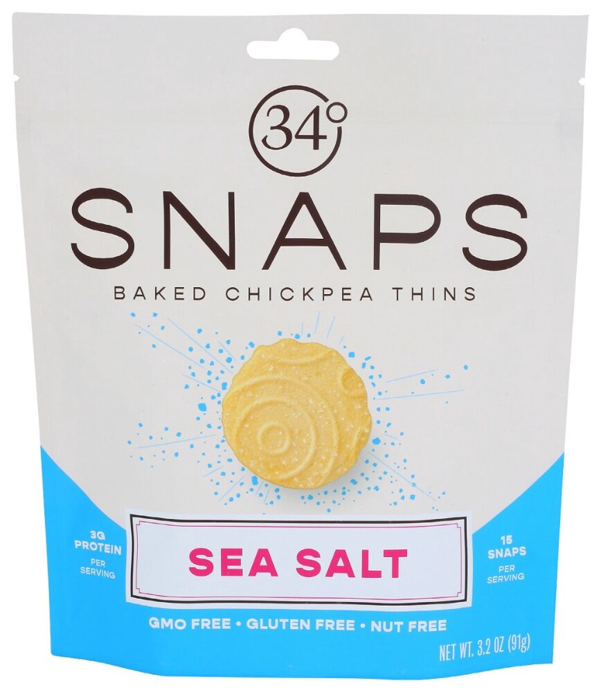 slide 1 of 1, 34 Degrees Snap Sea Salt, 3.2 oz