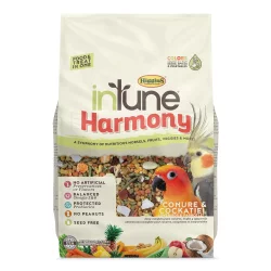 Higgins inTune Harmony Fruit Extruded Conure & Cockatiel Bird Food, 2 lbs.