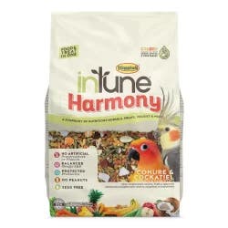 Higgins inTune Harmony Fruit Extruded Conure & Cockatiel Bird Food, 2 lbs.