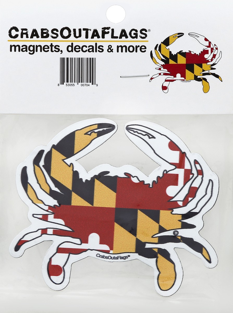 slide 2 of 2, CrabsOutaFlags Magnet 1 ea, 1 ct