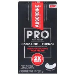 Absorbine Jr. Pro Pain Relief Cream