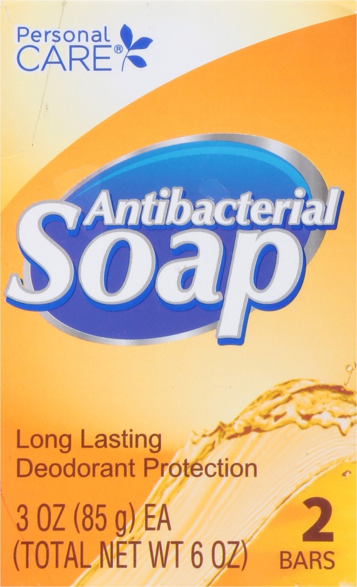 slide 3 of 9, Personal Care Antibacterial Bar Soap, 6 oz