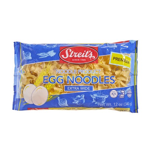 slide 1 of 1, Streit's® extra wide egg noodles, 12 oz