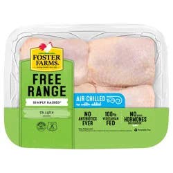Foster Farms Free Range Simply Raised Chicken Thighs, 1 pk