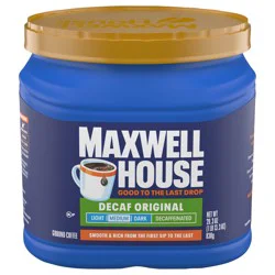 Maxwell House Decaffeinated Original Medium Roast Ground Coffee, 29.3 oz Canister