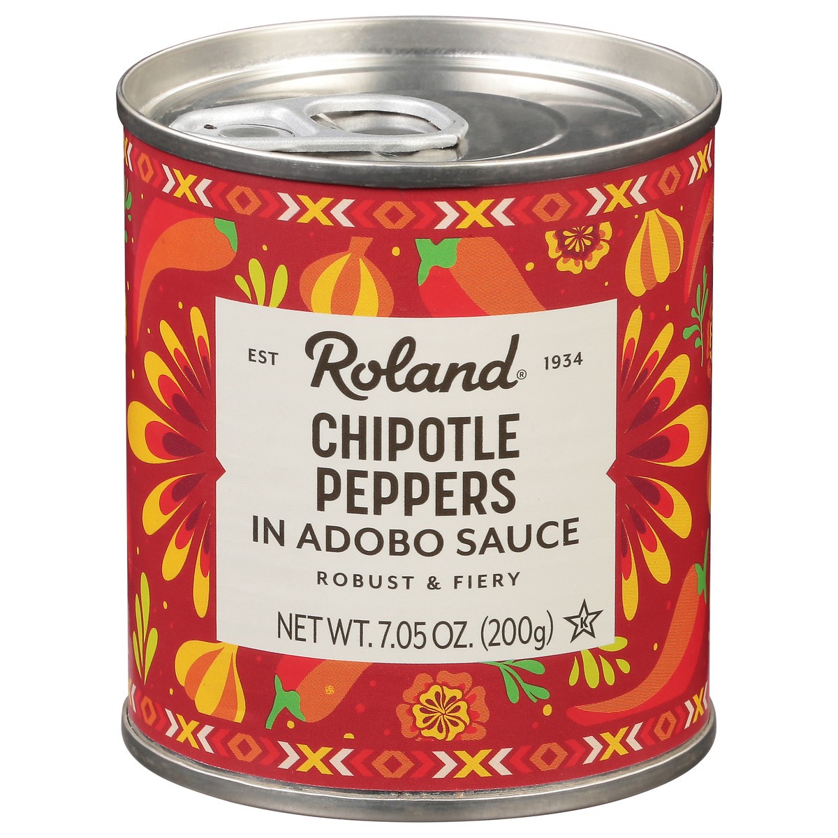 slide 1 of 2, Roland Robust & Fiery Chipotle Peppers In Adobo Sauce 7.05 oz, 7.05 oz