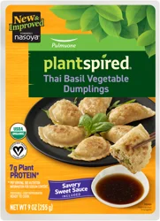 NASOYA Pulmuone Plantspired Organic Thai Basil Vegetable Dumplings, 9 Oz