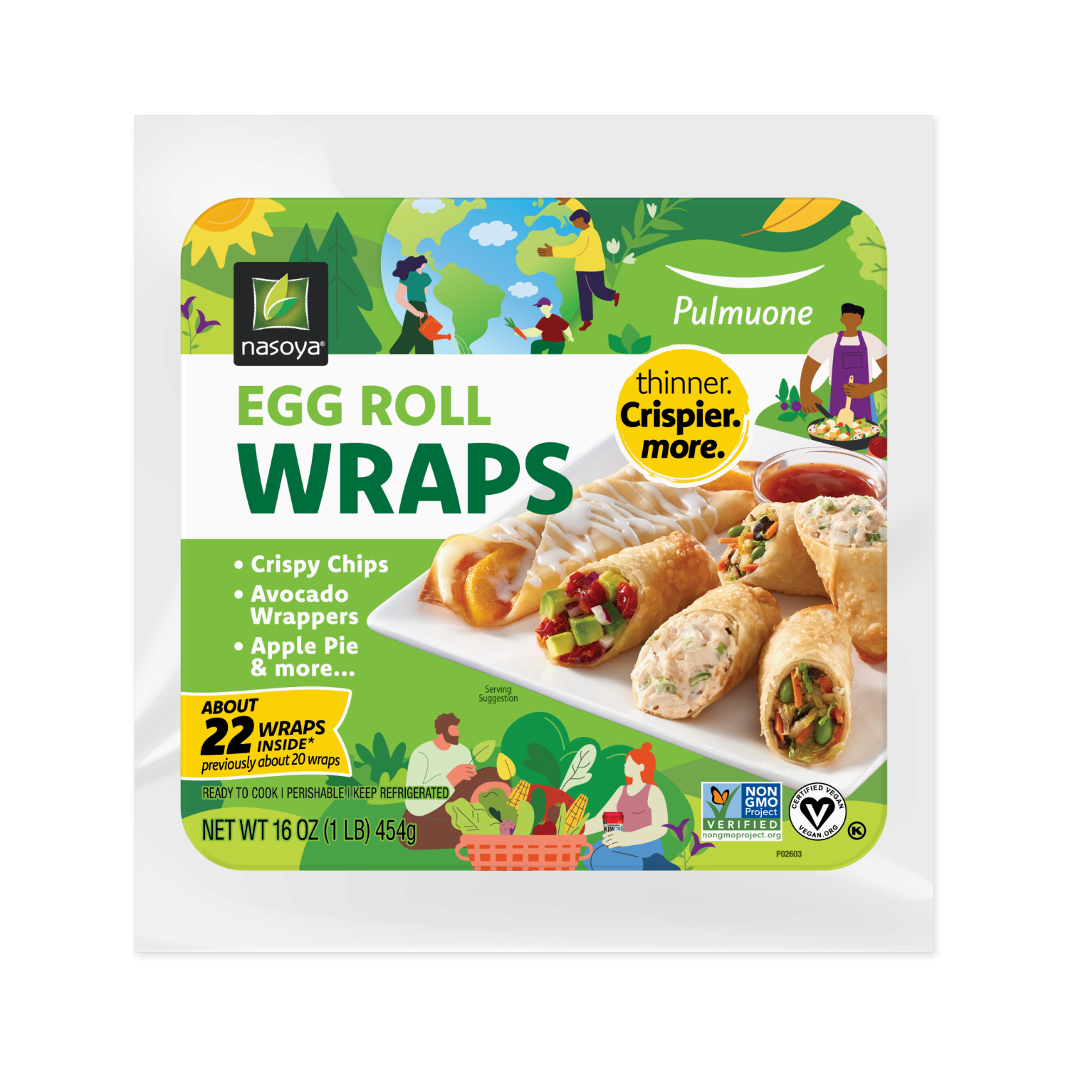 slide 1 of 3, Nasoya Plant Based Egg Roll Wraps, 16 Oz, 16 oz