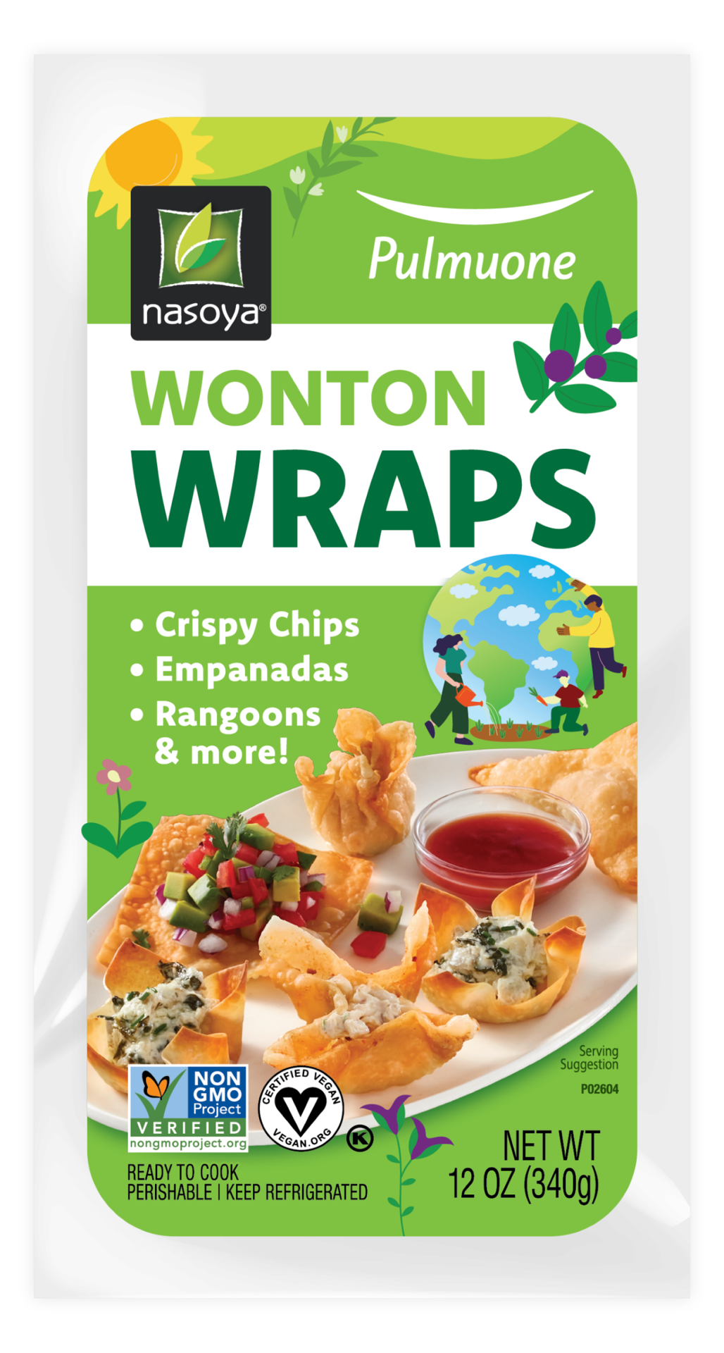slide 1 of 3, Nasoya Plant-Based Wonton Wraps, 12 Oz, 12 oz