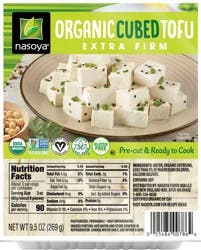 Nasoya Organic Cubed Extra Firm Tofu, 9.5 oz