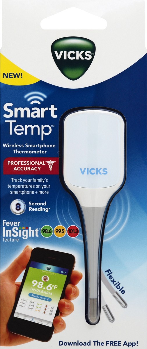 slide 7 of 11, Vicks Thermometer 1 ea, 1 ct