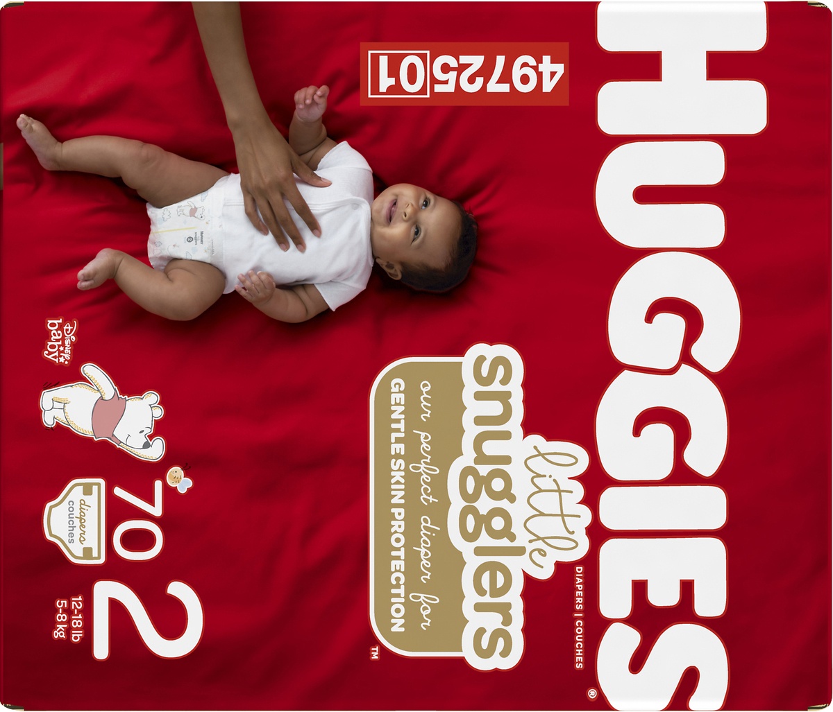 Huggies Little Snugglers Diapers, Size 2 (12-18 lb), Disney Baby, Diapers