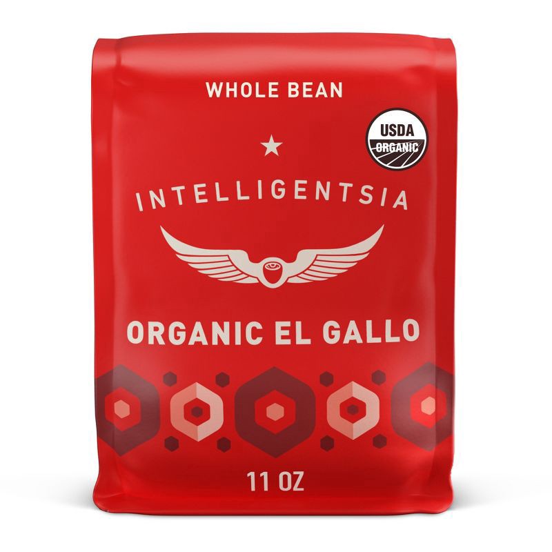slide 1 of 4, Intelligentsia, El Gallo Organic Light Roast Whole Bean Coffee - 11oz Bag, 11 oz