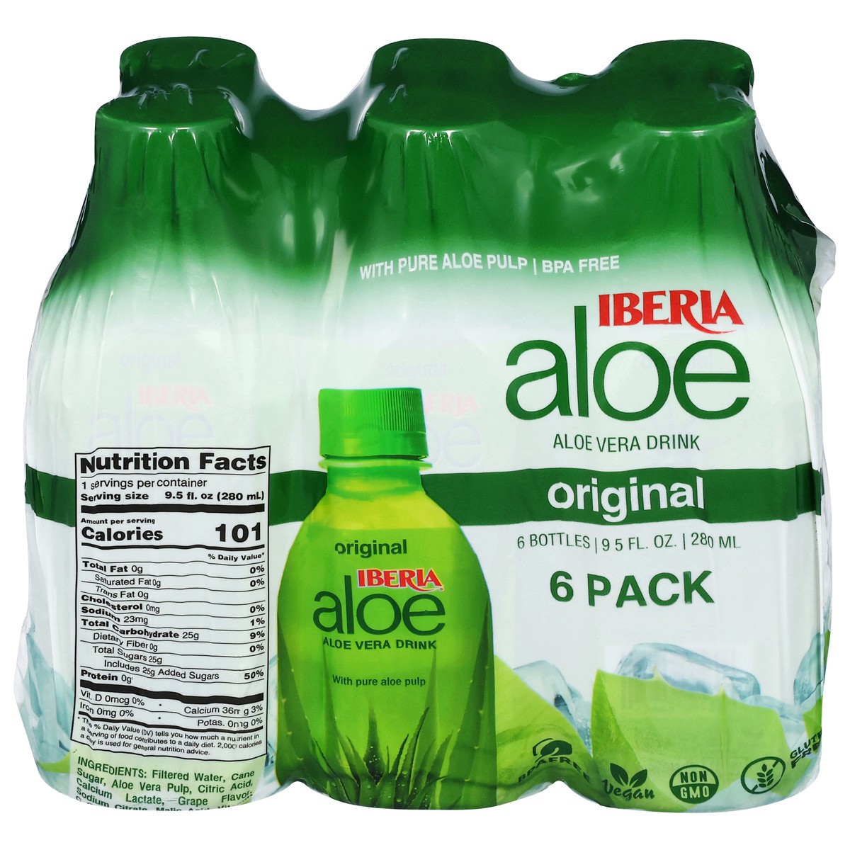 slide 1 of 13, Iberia Aloe Vera Original- 9.5 oz, 9.5 oz