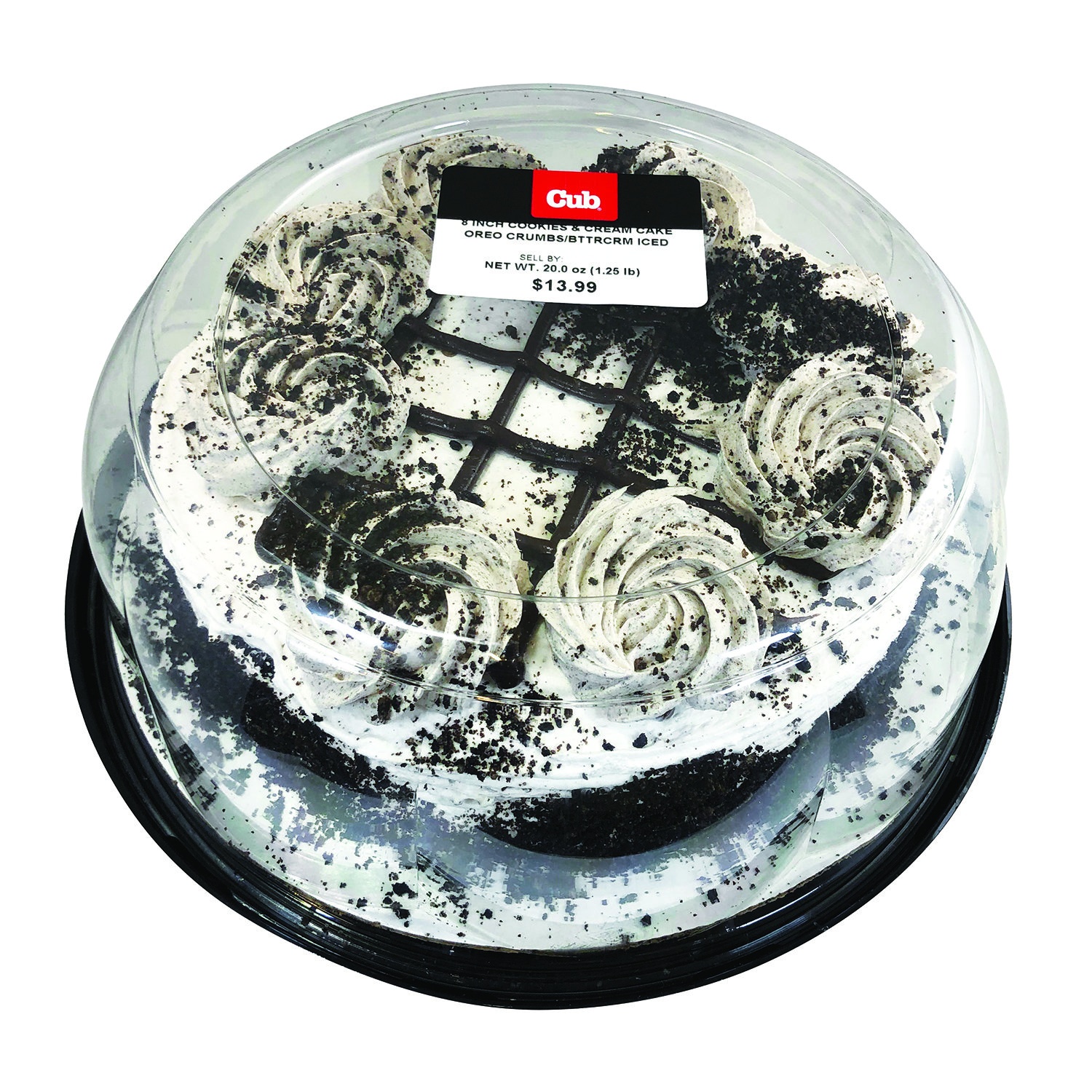 slide 1 of 1, Cub Oreo Crumbles Cookies and Crème Cake, 20 Ounce, 20 oz