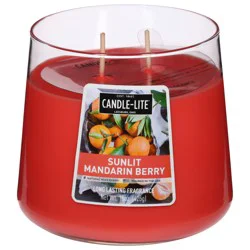 Candle-Lite Sunlit Mandarin Berry Candle - 1 ea