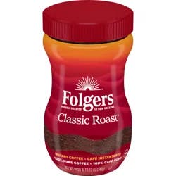 Folgers Classic Roast Instant Coffee