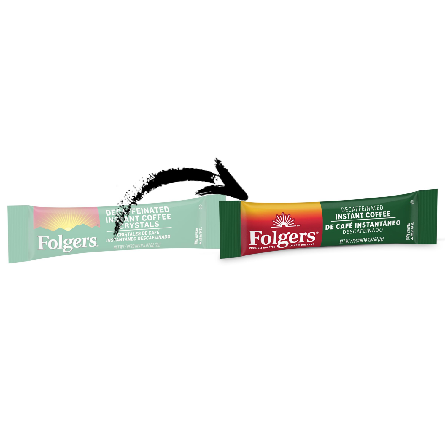 slide 2 of 4, Folgers Inst Coff Clsc Decaf Single Serv - 6 ct, 6 ct