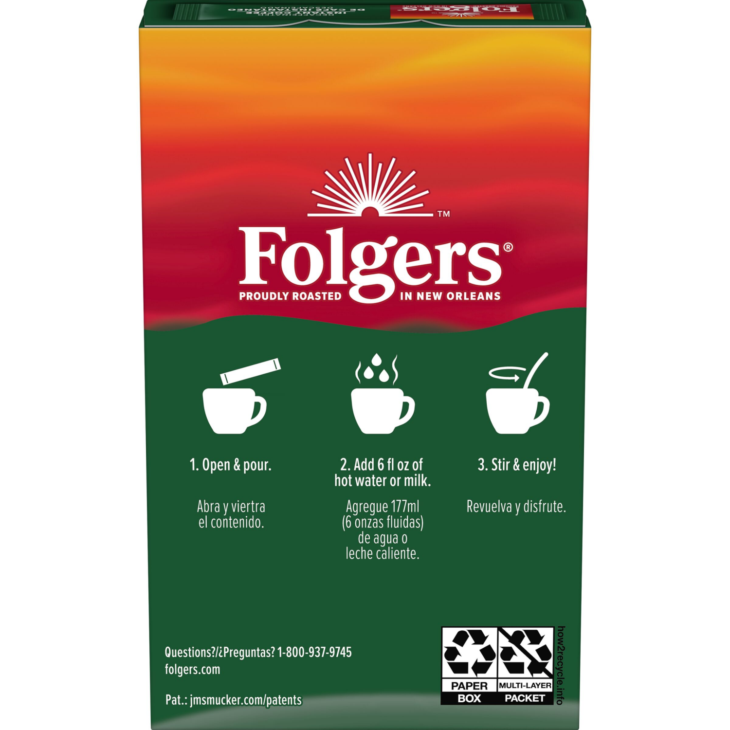 slide 4 of 4, Folgers Inst Coff Clsc Decaf Single Serv - 6 ct, 6 ct