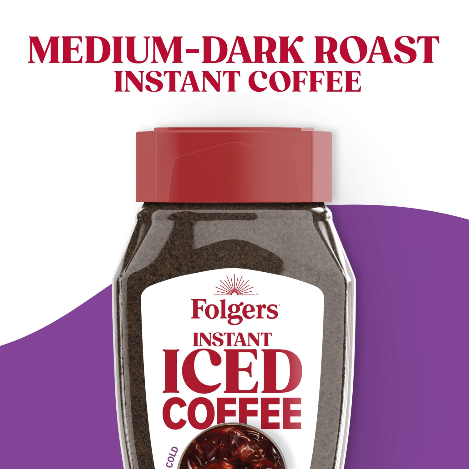 slide 5 of 7, Folgers Instant Iced Coffee, 7-Ounce Jar, 7 oz