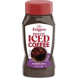 Folgers Instant Iced Coffee, 7-Ounce Jar
