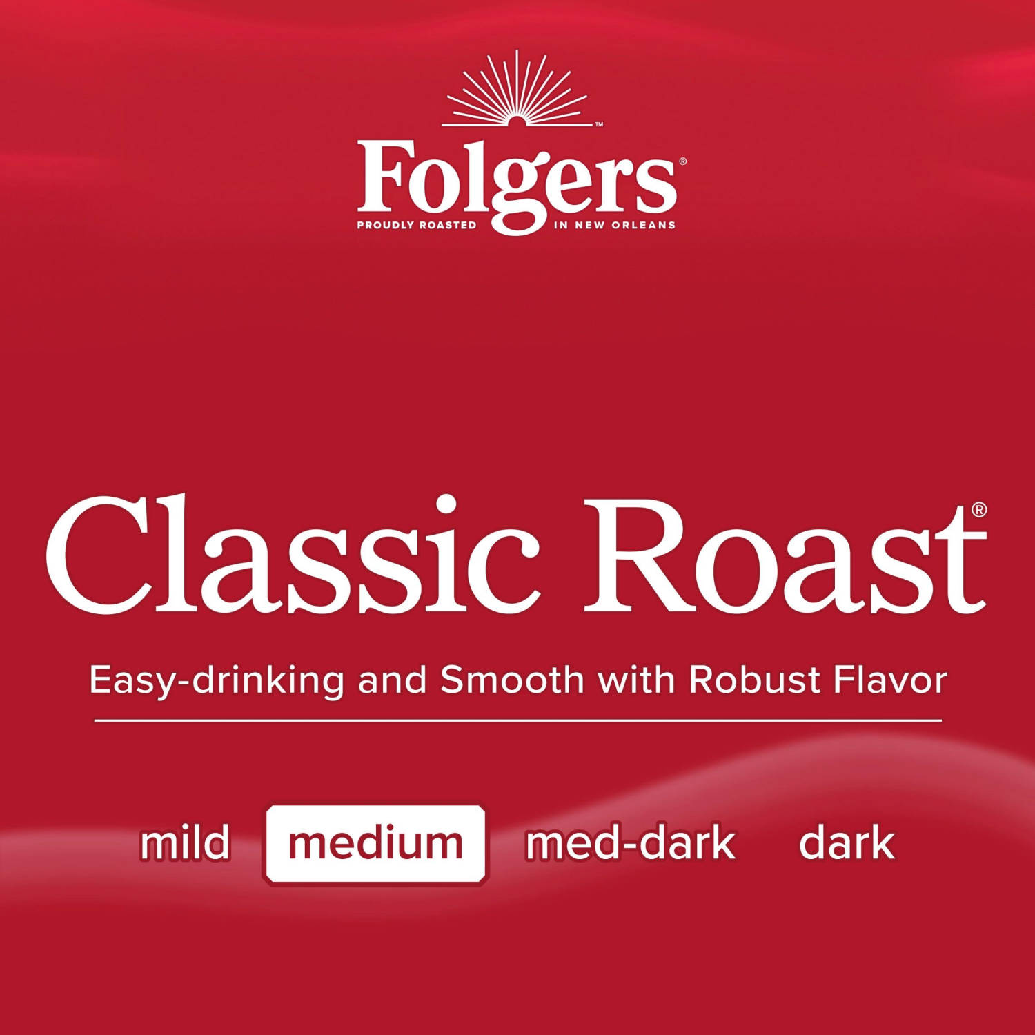slide 4 of 6, Folgers Coffee, Classic Roast, 25.9 oz
