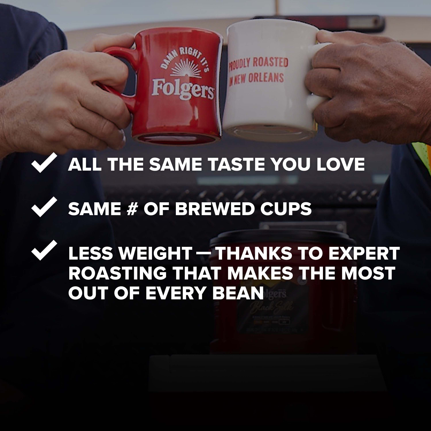 slide 6 of 6, Folgers Classic Roast Ground Coffee, 40.3-Ounce, 40.3 oz