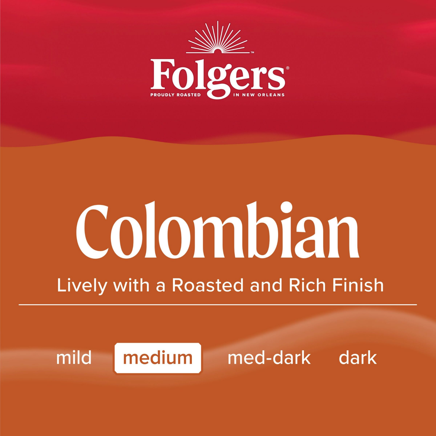 slide 2 of 6, Folgers Coffee, Colombian, 22.6 oz