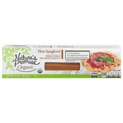 Nature's Promise Organic Whole Wheat Thin Spaghetti Pasta