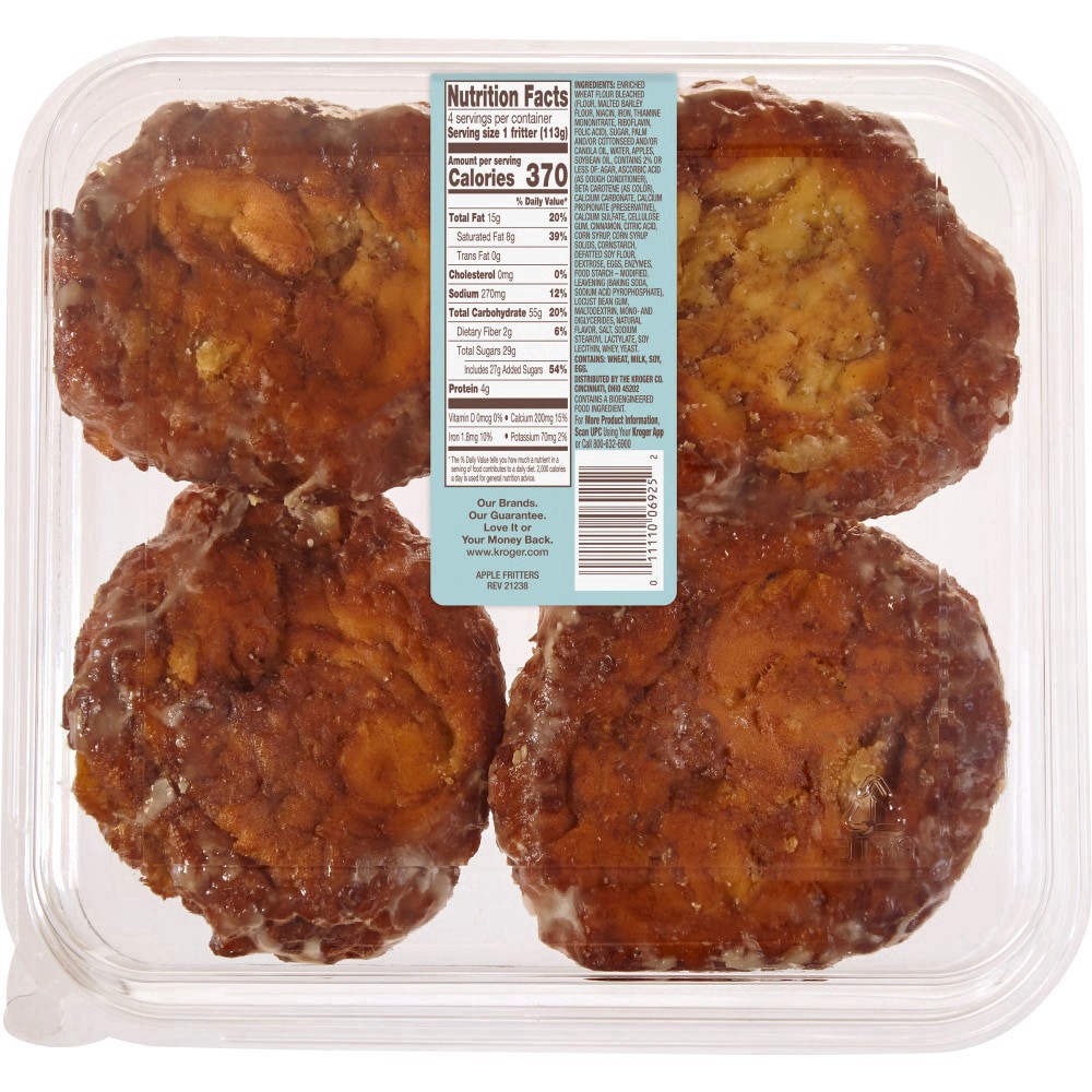 slide 2 of 2, Bakery Fresh Goodness Glazed Apple Fritters, 4 ct; 16 oz, 4 ct; 16 oz