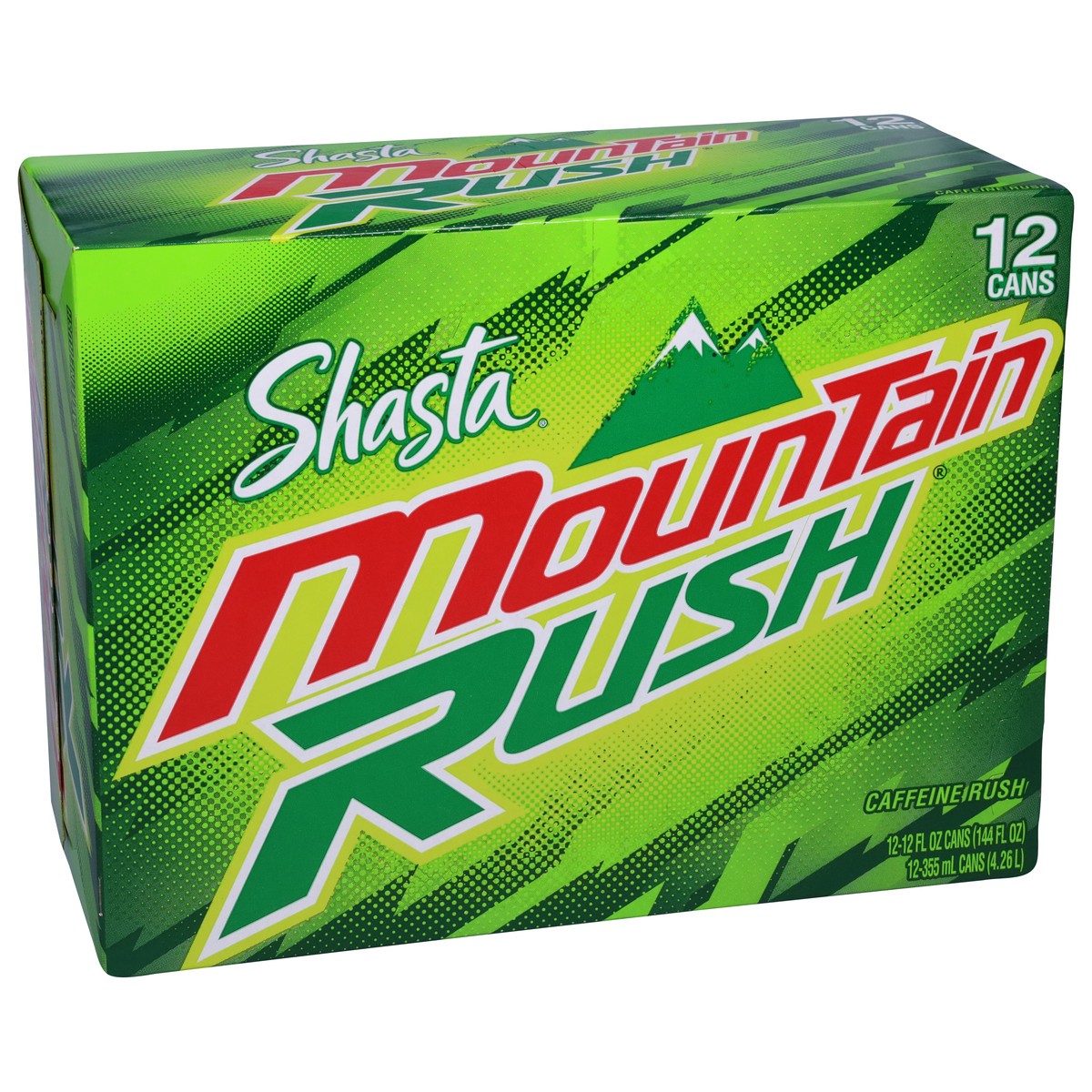 slide 3 of 9, Shasta Mountain Rush Soda 12 - 12 fl oz Cans, 12 ct