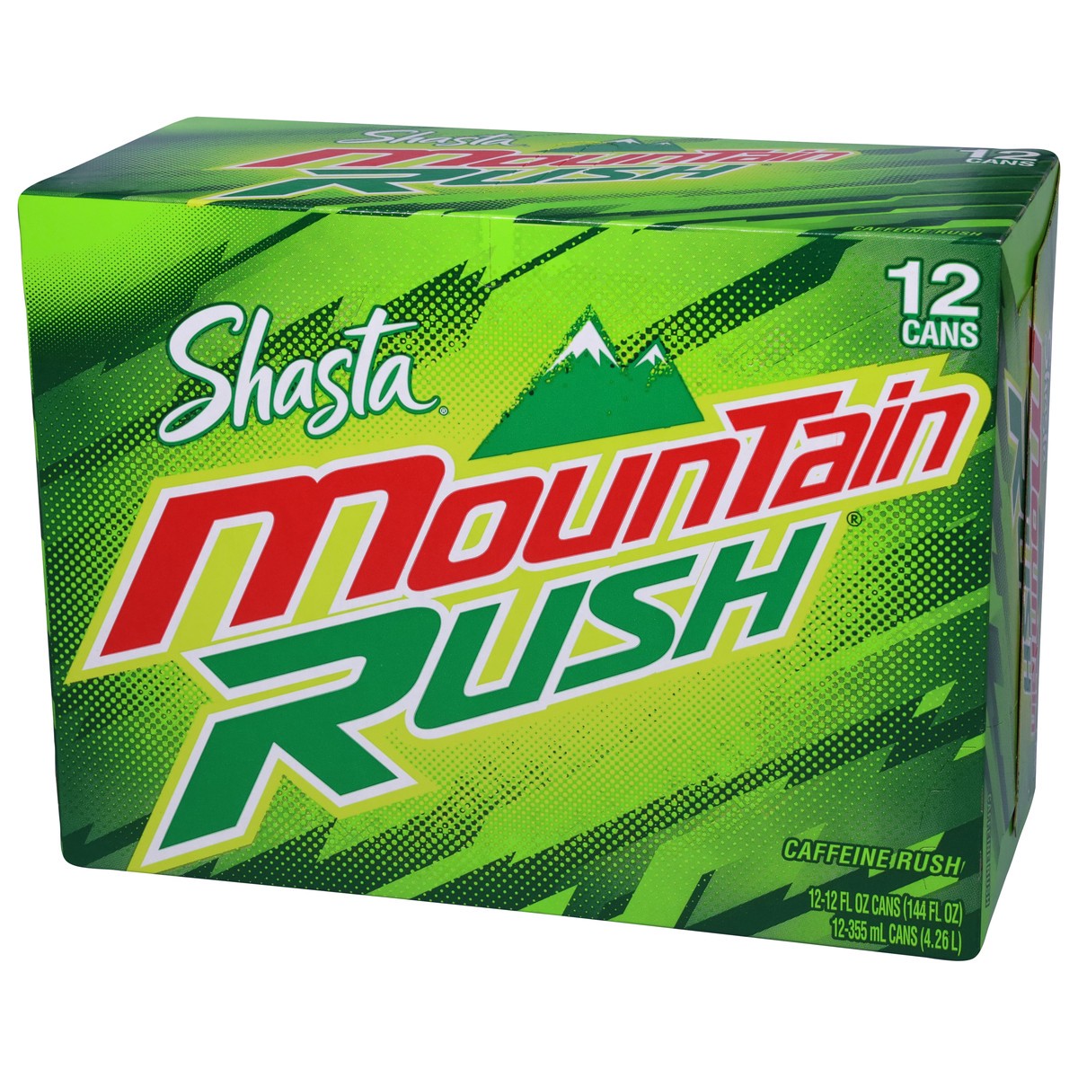 slide 6 of 9, Shasta Mountain Rush Soda 12 - 12 fl oz Cans, 12 ct