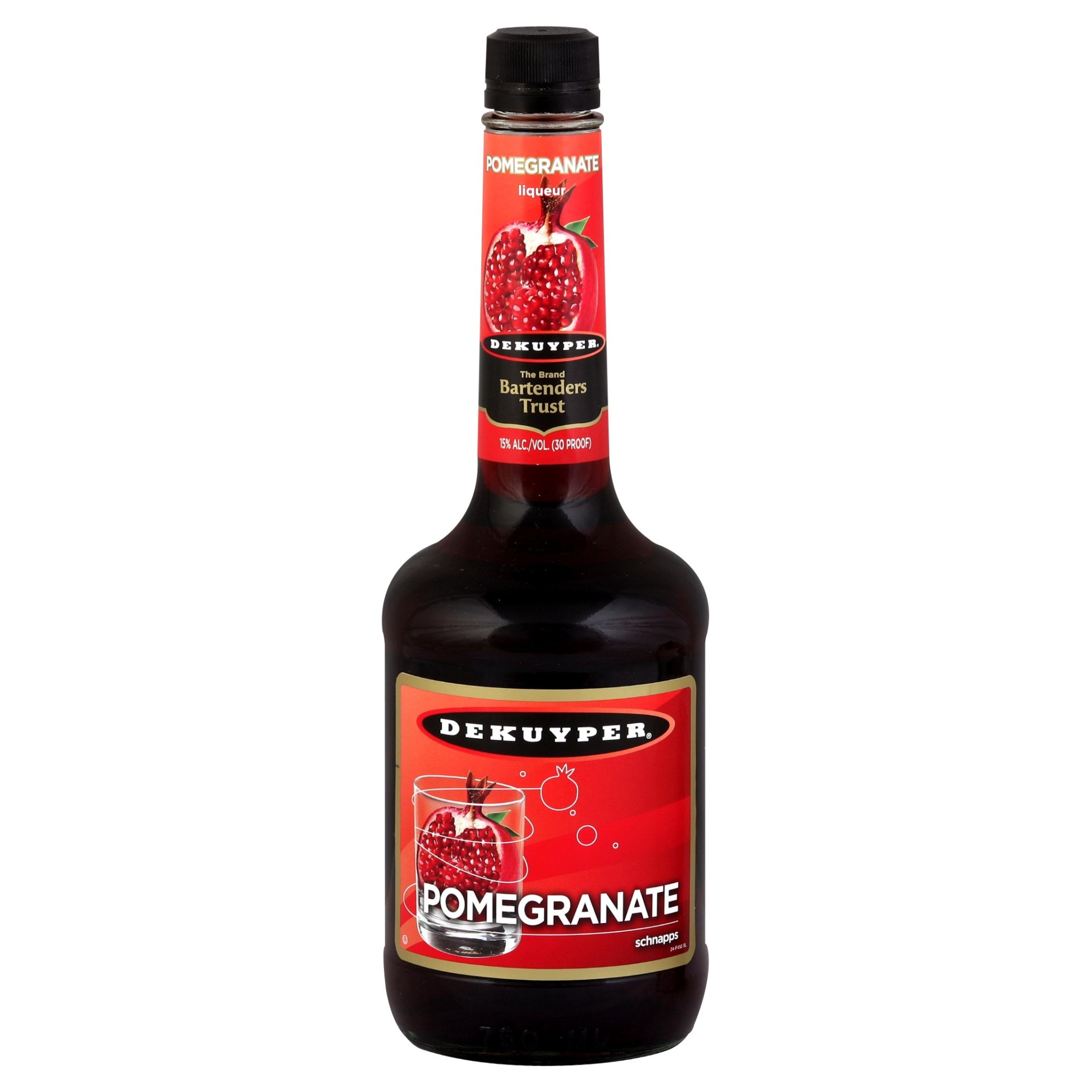 slide 1 of 1, DeKuyper Pomegranate Schnapps Liqueur, 750 ml