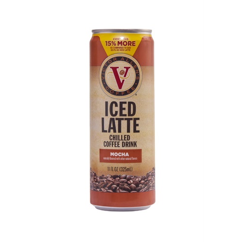 slide 1 of 1, Victor Allen's Coffee® iced latte, mocha, 11 fl oz