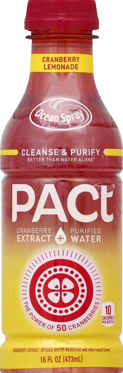 slide 4 of 4, Ocean Spray PACt Cranberry Lemonade, 16 fl oz