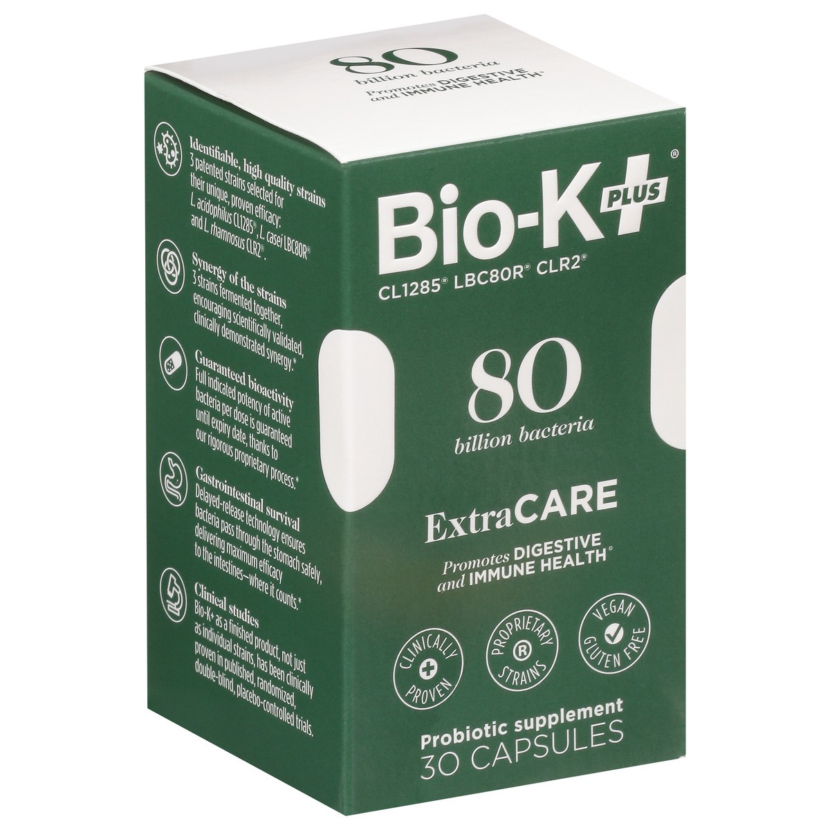 slide 2 of 9, Bio-K+ Biok Probiotic Extra 80Bil, 1 ct