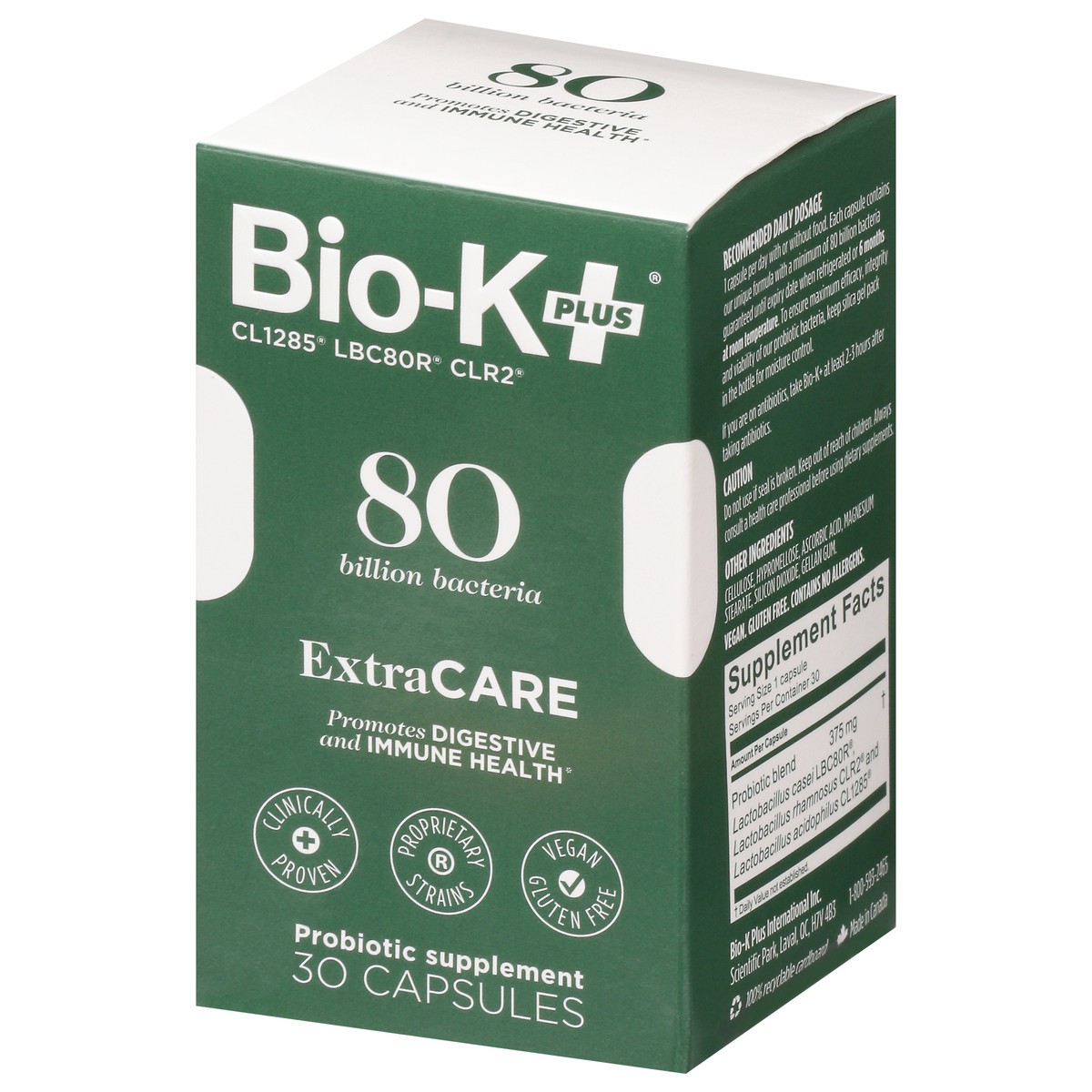 slide 3 of 9, Bio-K+ Biok Probiotic Extra 80Bil, 1 ct