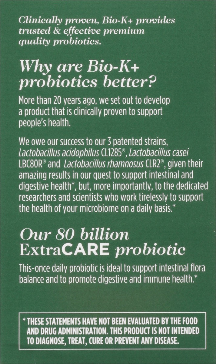 slide 5 of 9, Bio-K+ Biok Probiotic Extra 80Bil, 1 ct