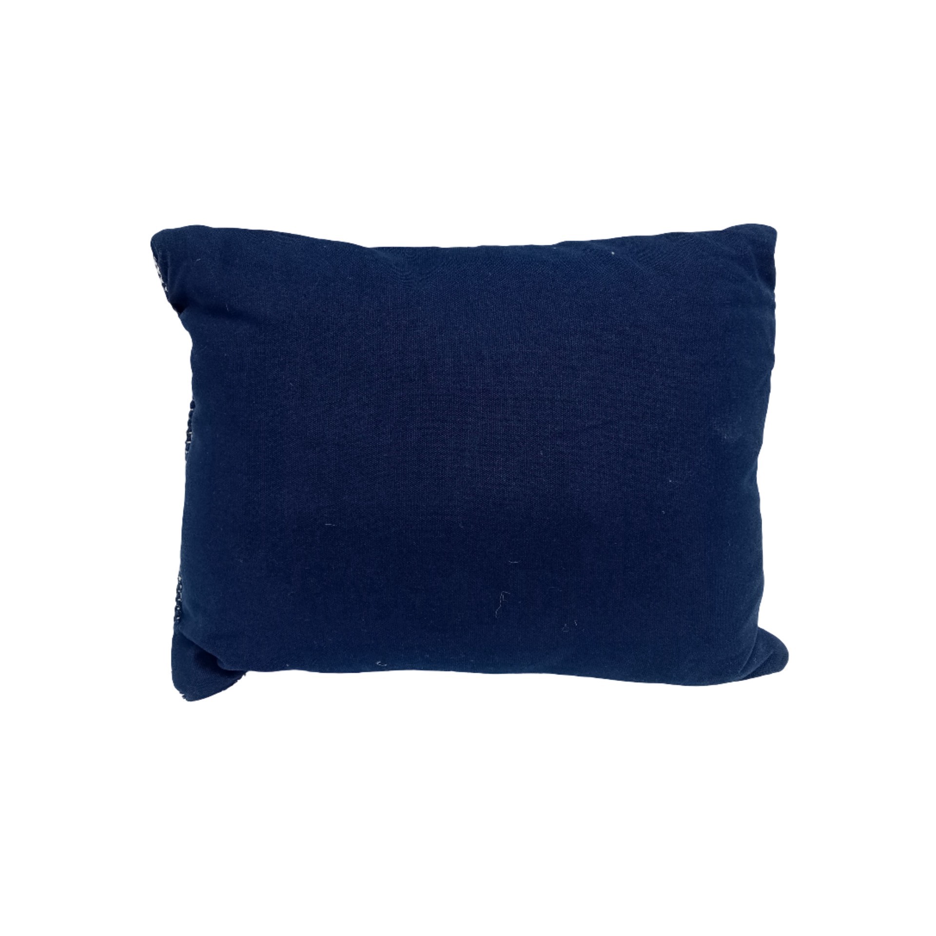 slide 3 of 4, 13" X 18" Navy & Ivory Diamond Handloom Throw Pillow By Ashland, 13 in x 18 in