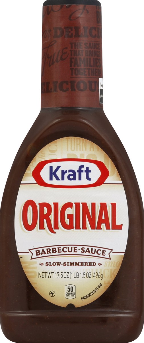 slide 2 of 2, Kraft Barbecue Sauce 17.5 oz, 17.5 oz