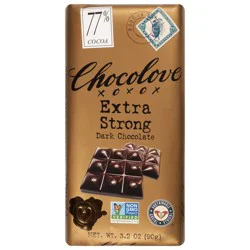 Chocolove Extra Strong Dark Chocolate Bar